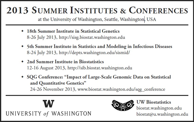 University of Washington Summer Institutes and Conference