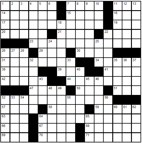 Puzzles: Printable Crossword - Issue: June 16, 2023